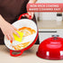 6qt LIFERUN Enameled Cast Iron Dutch Oven for Sourdough Bread Baking, Non-Stick Dome-Shaped Bread Oven Pot with Lid
