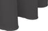 GEFEII Kitchen Black Tablecloth 70 inch Round Solid Polyester Table Cloth for Wedding Party Restaurant Banquet