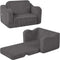 MeMoreCool Toddler Chair Comfy for 1-3 Years Old, Corduroy Kids Couch Bed