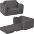 MeMoreCool Toddler Chair Comfy for 1-3 Years Old, Corduroy Kids Couch Bed