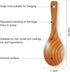 8 Pieces Wooden Spoons Set 9 Inch for Cooking, Serving Salad, Stirring Soup, Rice, Nonstick Heat Resistance Easy to Use