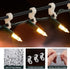 200 Pack C9 C7 Brightown Christmas Light Clips Outdoor, Mini Gutter & Shingle Clips for Hanging Christmas String