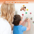 Qualsen Fridge Magnets, Strong Mini Cute Magnets for Crafts, Whiteboard, Locker, Kitchen, Office, Classroom, 20pcs Smile