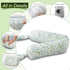 55" Full Body Pillow for Adults & Pregnancy - Extra Long Round Cylinder Pillow for Side Sleepers, Adjustable Firmness