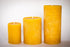 BeeTheLight Beeswax Pillar Candle - 100% Pure Bees Wax, Choose Size and Color, 24 Hour Burn Time, Unscented