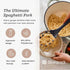 Starpack (13.5") 600F XL Premium Silicone Pasta Fork - Spaghetti Spoon High Heat Resistant to - Silicone Pasta Spoon