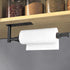 SUS304 VAEHOLD Self Adhesive Paper Towel Holder Under Cabinet Mount, Wall Mounted Paper Towel Roll Holder with Damping