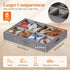 8 4.3 Inches 2 Pack Lifewit Under Bed Shoe Storage Organizer Fits Pair Sneakers, Tall Sturdy Structure Ultra Thick