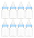 Baby Shower Favor - 36 Pack Mini Milk Bottle Party Gift Bag Boxes 1.5" x 3.5" - Baby Shower Candy Jar (Blue)