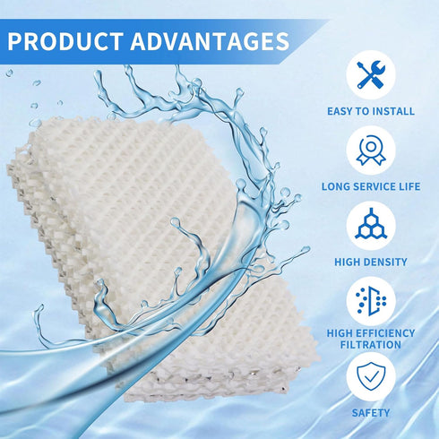 WF813 Humidifier Filter Replacement for Equate EQ-2119-UL, Relion RCM-832, ProCare Cool Mist Humidifiers (2 Pack)