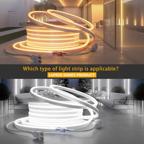 Connector and Connecting Wires for 8x16mm LED Single Color Neon Rope Light