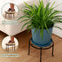 DEELF OUTLET 6-pack 9" Large Metal Plant Stands Indoor Outdoor Rustproof Iron Potted Plant Holder Heavy-duty Round