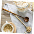 BESTOYARD 4pcs Wooden Mixing Spoons, Long Handle Honey Wooden Spoons for Eating, Non-Stick