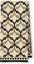 ArtisaEura Beige and Brown Moroccan Kitchen Towels, Boho Abstract Dish Tea Towels for