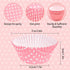 Cupcake Liners for Baking, 100PCS Non Stick Muffin Liners, Greaseproof Paper Baking Cups for Wedding Birthday Party