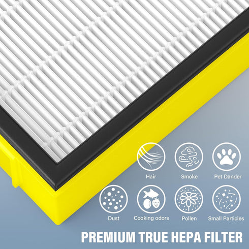 FLT4100 Replacement Filter E 2-Pack Compatible with Guardian Technologies AC4100, AC4100CA, AC4150BL, AC4150PCA, AC4150P