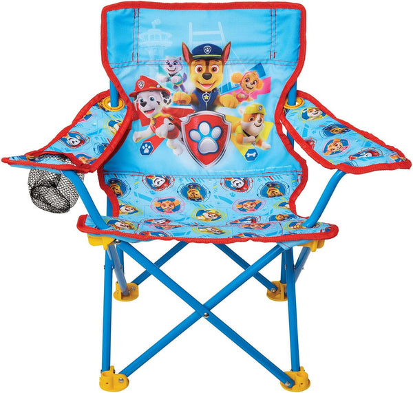 Paw Patrol Kids Camping Chair, Camp Fold N Go Chair with Carry