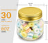 8 oz 30 Pack- -1/4 30 Rainforce Mason Jars Small Mason Jars With Gold Lids Quart Canning Jars| Storage Pickling Jars
