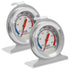 2 Pack Oven Thermometer, Instant Read Stainless Steel Grill Thermometer, 50-300 C/100-600 F for Cooking
