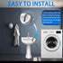 Washing Machine Drain Hose Holder, Adjustable Hook, Universal Sink Hose Clamp for All Drain Hose
