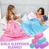 6 Color,40 60 Inch) SmoothNovelty Pcs Eater Fleece Throw Blanket Bulk for Kids Soft Plush Flannel Throw for Kids Girl