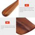 European Style Long Handle Wooden Shovel Cooking Utensils, Mixing Scraper, Bamboo Spatula