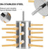 YardYield 18 Chicken Plucker Drill Attachments Fingers Chicken Feather Plucker Machine Stainless Steel Drill Chicken