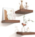Square Floating Shelves for Wall 8"W x 8"D x 1.2"H, Small Engineered