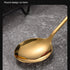 5PCS 8 304 Stainless Steel Soup Spoons, Thickened Mirror Finish Korean Teaspoons, Dishwasher Safe Dessert Spoons