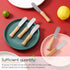 Butter Spreader Knife - Wide Blade Stainless Steel Spreader with Wood Handle, 25 Pieces