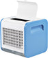 Comfort Zone CZAC10BL Mini Portable Air Conditioner, 3-Speed Personal Evaporative Cooler with Top-Fill Water Tank, Blue