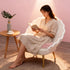 18" 18" OKAYDA x Round Faux Sheepskin Chair Cover Seat Cushion Pad Super Fluffy Soft Fur Rug for Vanity Chair, Car
