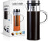 Deluxe Cold Brew Coffee Maker, 44oz/1300ml with Removable Stainless Steel Filter (Stainless Steel)