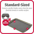GoodCook Everyday Nonstick Carbon Steel Baking Sheet Set, 3 Pack - Standard-Sized Cookie Sheets for Baking