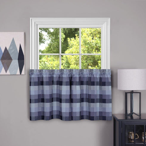 Achim Home Furnishings Harvard Valance w/10 Sm Grommets, 58 x 14, Blue