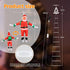 248 8 6H Christmas Ladder Lights with Santa Claus, LED Rope Ladder Light, Lighting Modes & Timer, Waterproof Xmas