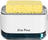 Kitchen Dish Soap Dispenser with Sponge Holder, 2-in-1 Pump for Dishwashing Soap - 12.5 Ounces