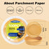 100Pcs Small Air Fryer Liners Disposable, 6.5 Inch Round Parchment Sheets for Baking Cooking Food