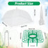 NODMIPNS 4 Sets Strawberry Plant Supports with Plant Protectors from Animals,Strawberry Growing Support Stakes
