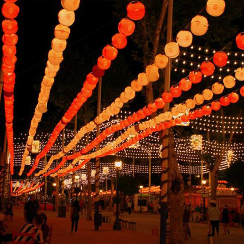 Amants01 13.12 20 Red Lantern String Lights ft LEDs Battery Operated Hanging Lanterns String Lights for Chinese New