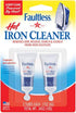 FAULTLESS Hot Iron Cleaner, Non-Toxic Steam Iron Cleaner, Removes Melted Fabrics, Glue, Lime Deposits
