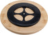 Plutreas Bamboo Lazy Susan Turntable for Cabinet or Table (10 inch)