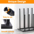 4 (Black-4 Urban Deco Free Standing Shoe Racks, Boot Organizer for Tall Boots, Black Metal Boot Rack Fit for Pairs