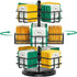 EsLuker.ly Tea Bag Holder Organizer for Counter 3 Tier Metal Teabag Storage