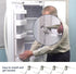 4Pk-DA81-01345B Refrigerator French Door Spring, Compatible with Samsung Models RF267AFWP RF267HERS