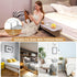 KIWIFOTOS Bedside Shelf for Bed, Large Bed Tray Table Under Mattress for Box Spring/Platform Bed, Nightstand Caddy