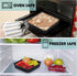 TeamFar Square Cake Pan, 6 Inch Small Baking Roasting Pans with Stainless Steel Core & Nonstick Coating, Set of 2