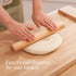 GOBAM Wood Rolling Pin - Medium Dough Roller for Pasta, Cookies, Pizza, 13 x 1.38 Inches