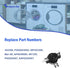 303396 Dryer High Limit Thermostat L200-30F, Compatible with May-tag Dryer Replacement Parts