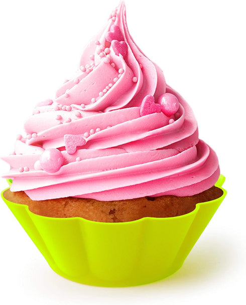 Fox Run 73933 Silicone Scalloped Bake Cups, Set of 12 by Fox Run